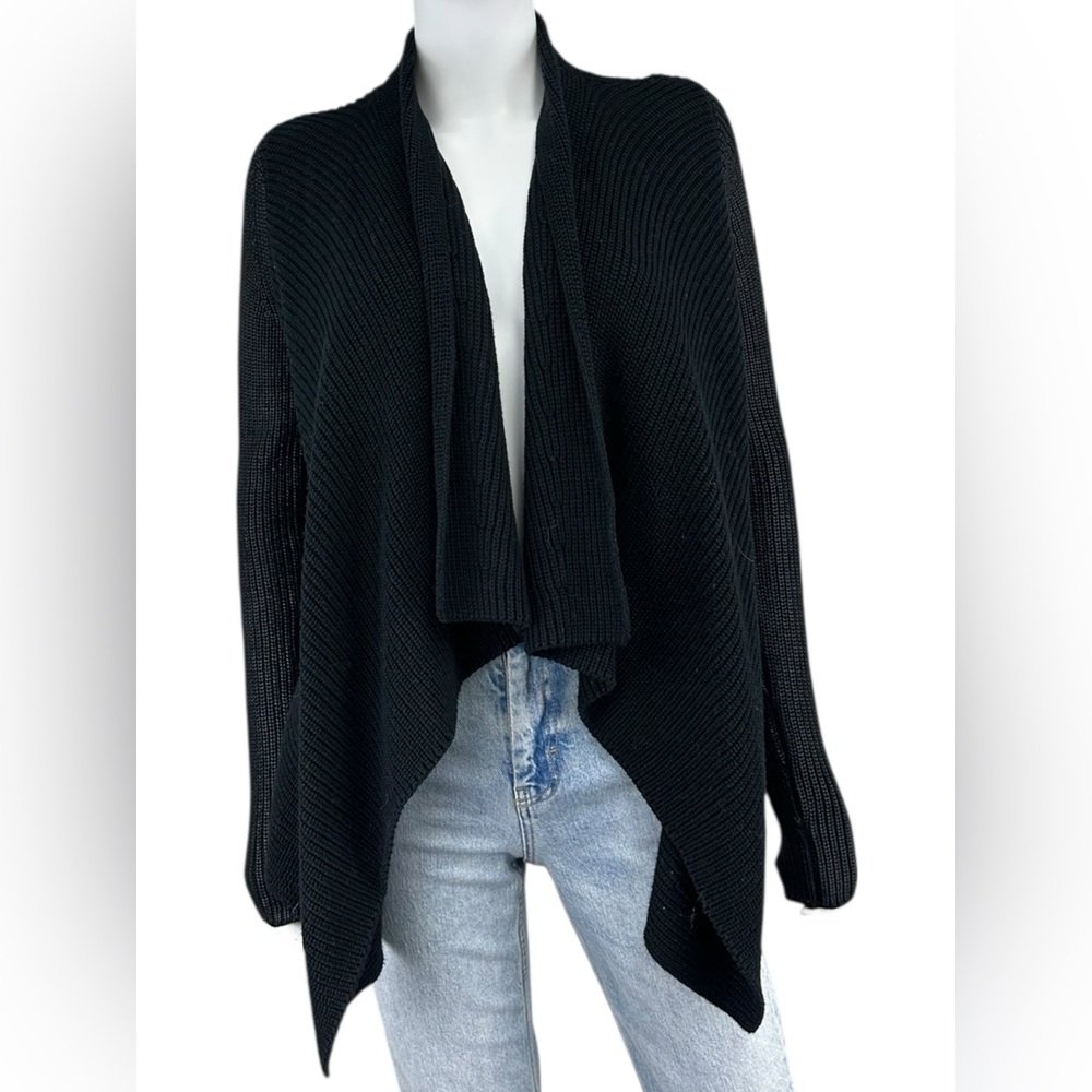 Vince Black 100% Cotton Cardigan Size XS H0713